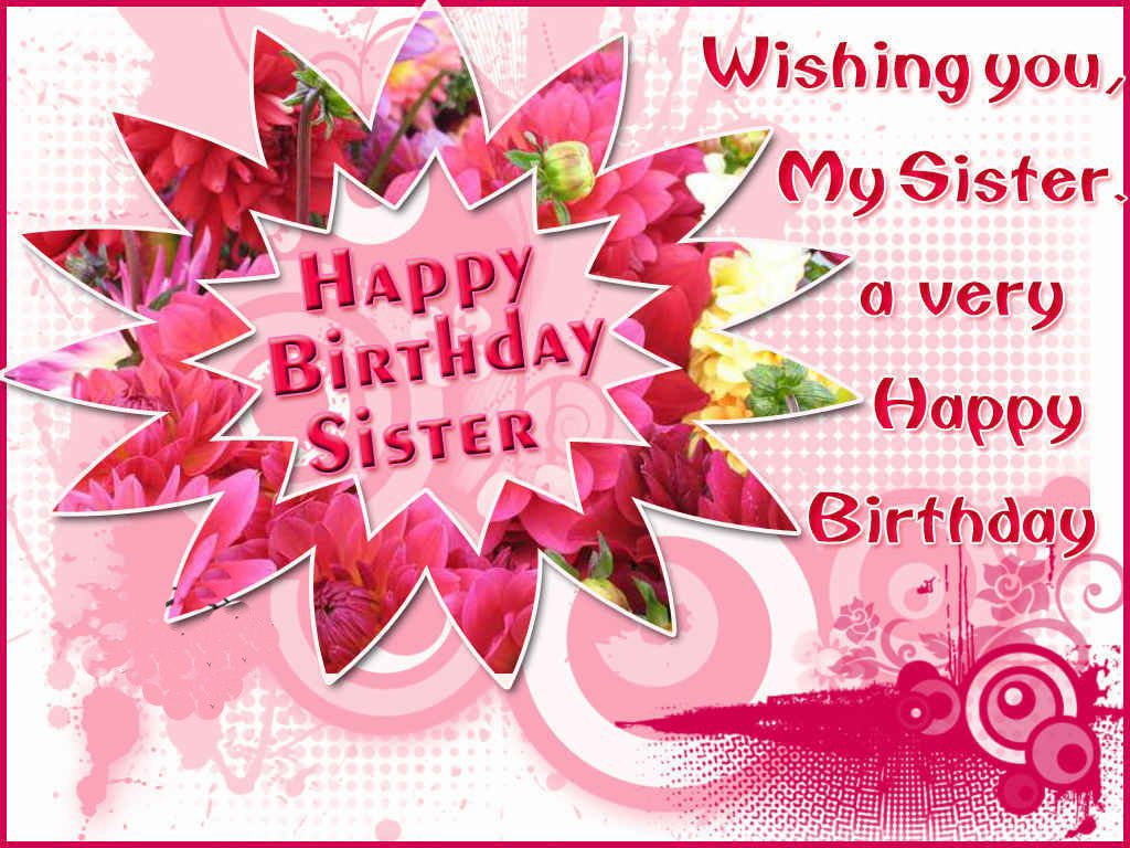 awesome happy birthday sister wallpapers