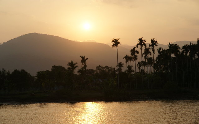 Sunset scenery - Cambodia
