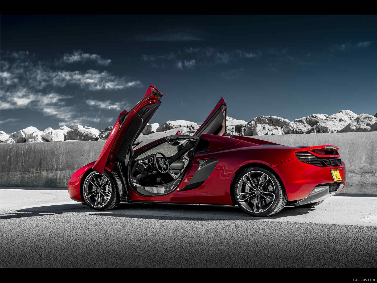 red mclaren mp4 photo