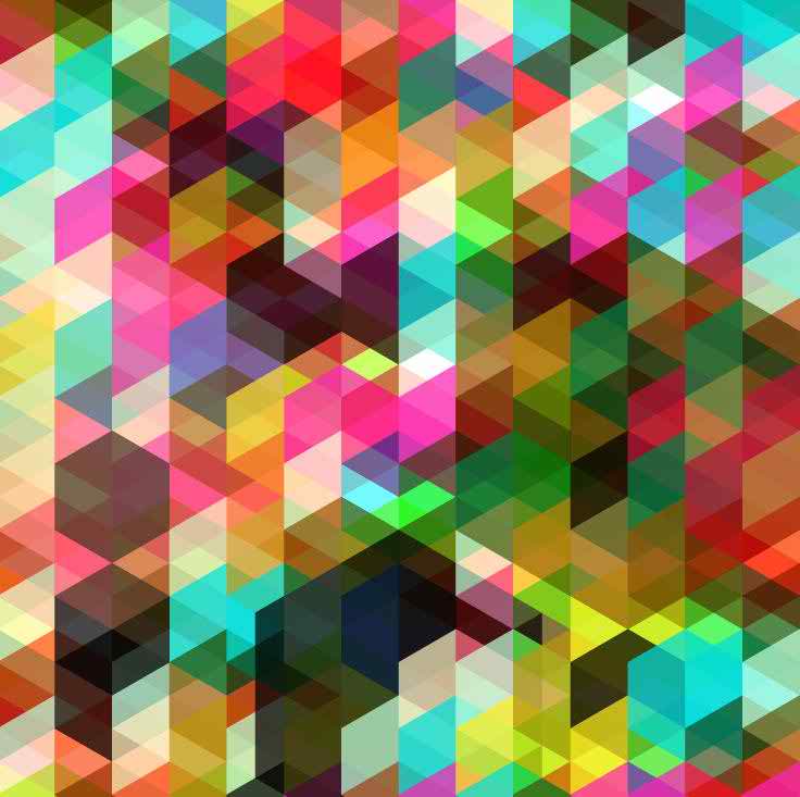 colored dots abstract art graphics