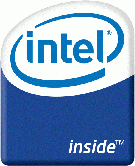 colorful Intel logo images