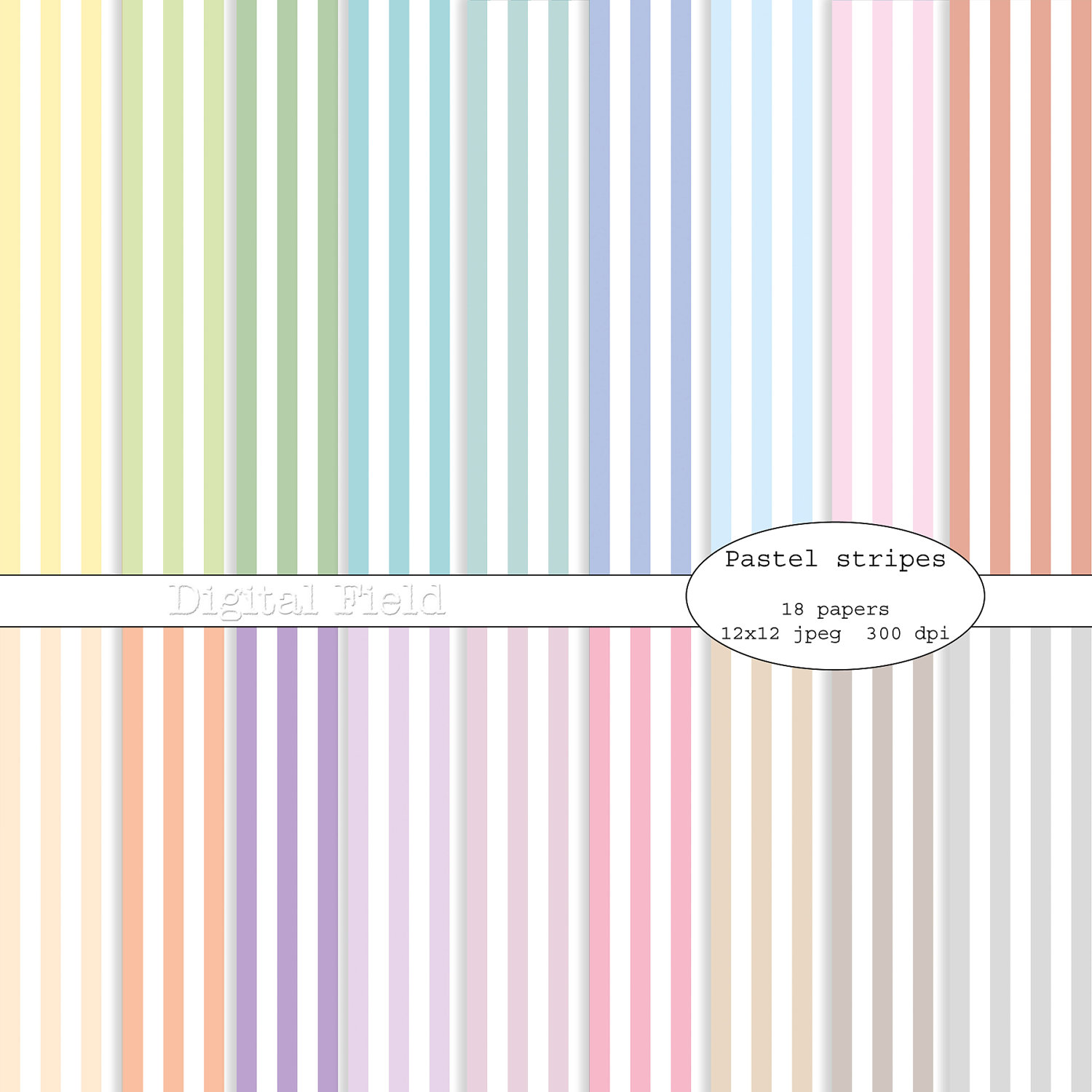 abstract pastel stripes picture