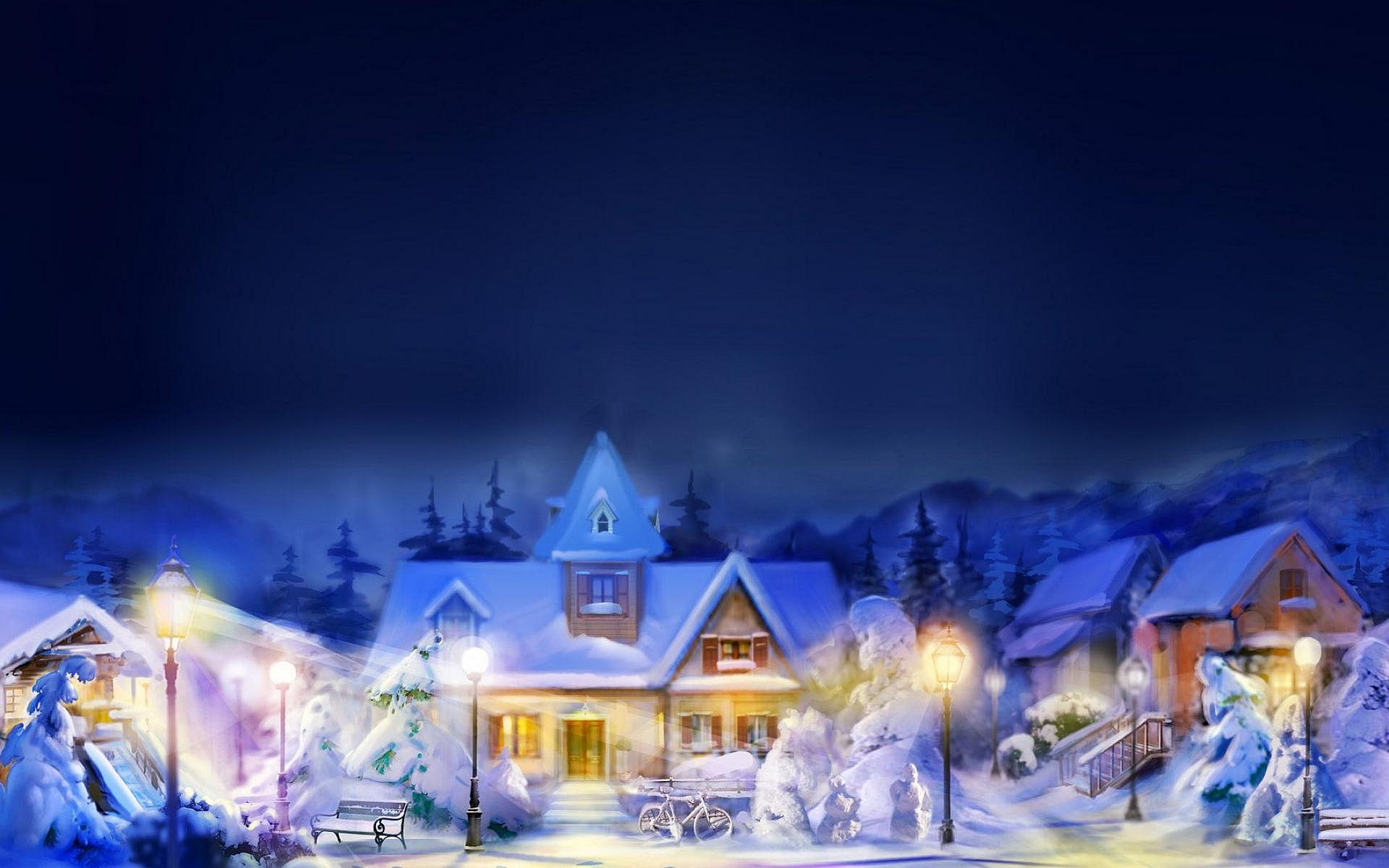 awesome winter art wallpapers