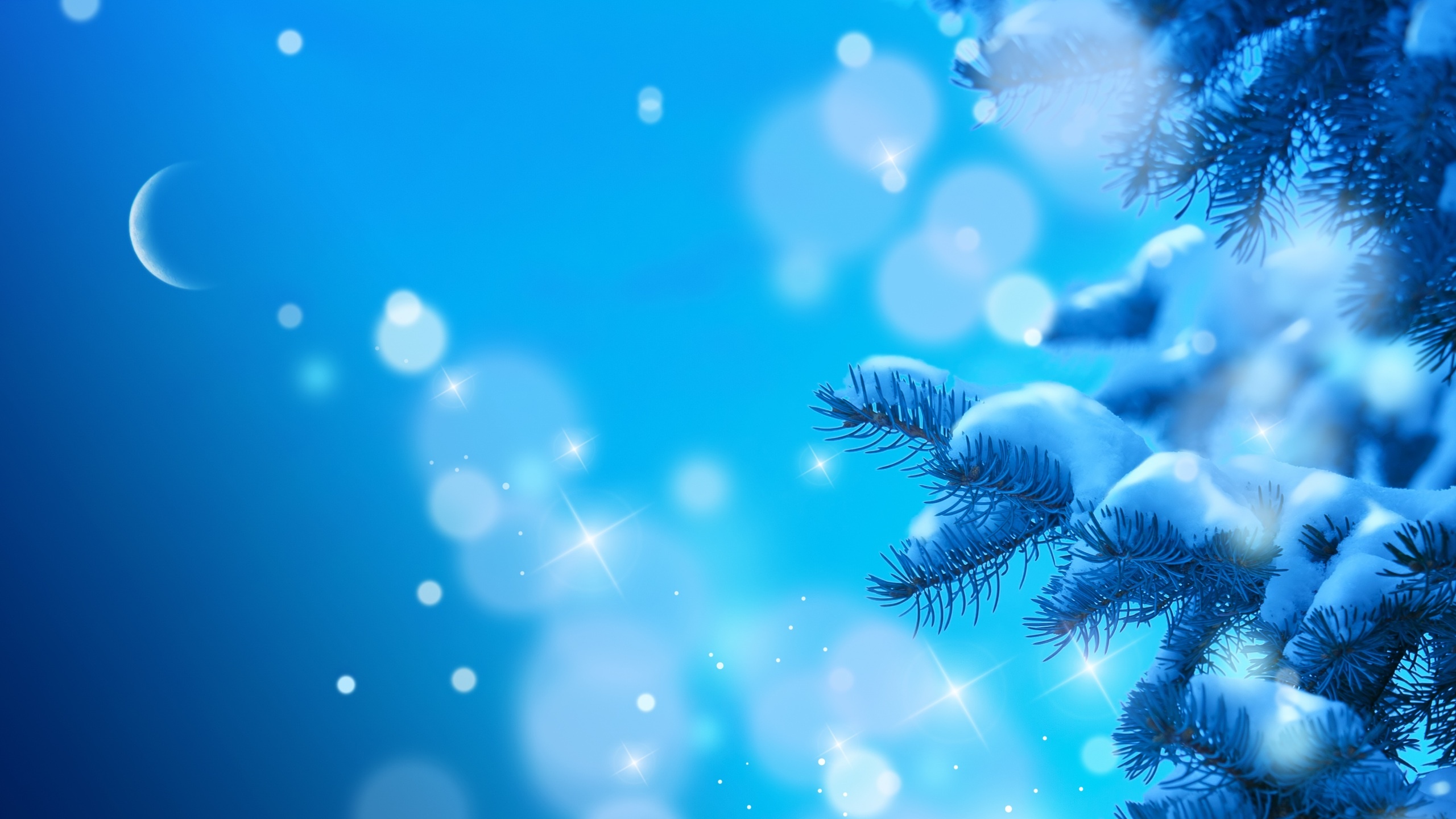 blue background winter art wallpapers