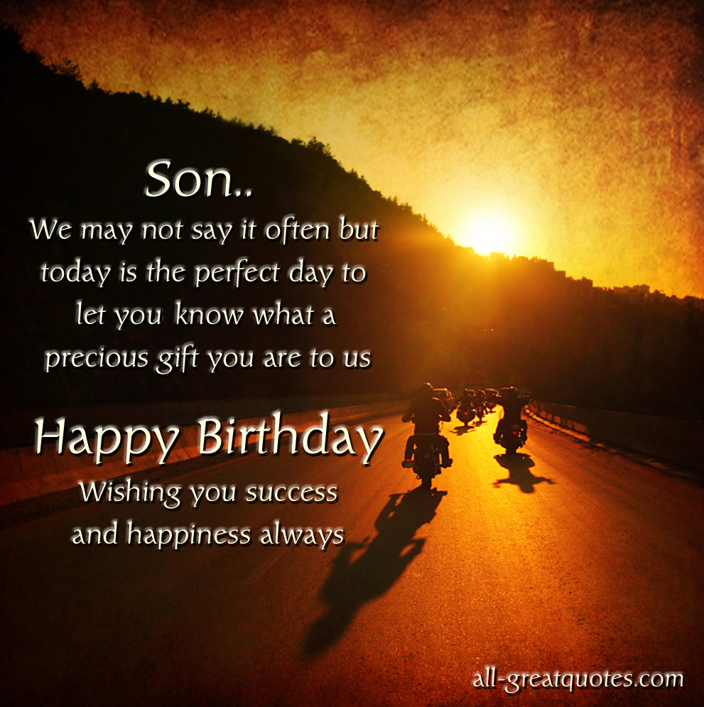wishing you birthday wishes for son