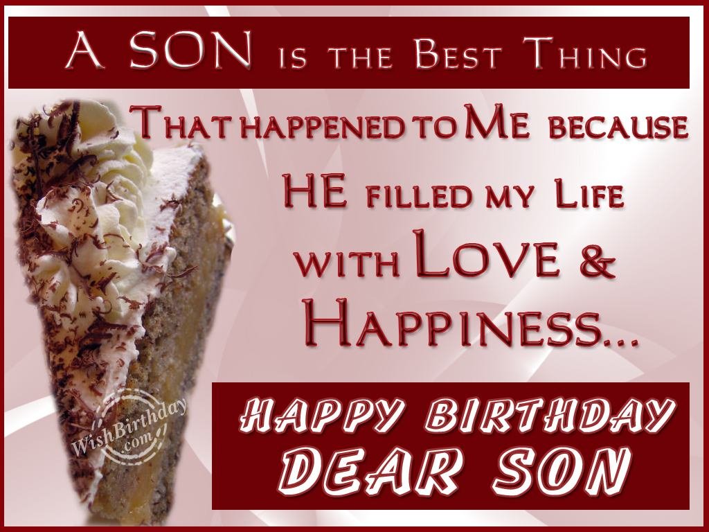 hd birthday wishes for Son