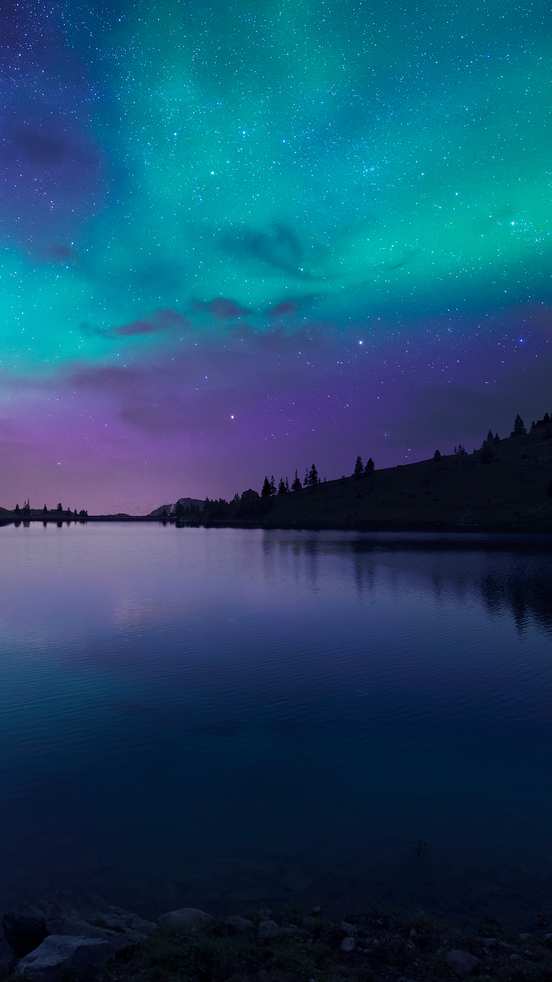 night gall at lake aurora iphone 6