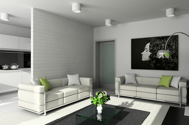white interior design images