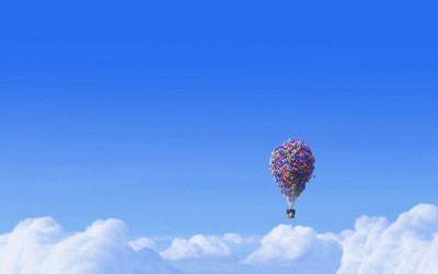 balloons house up image