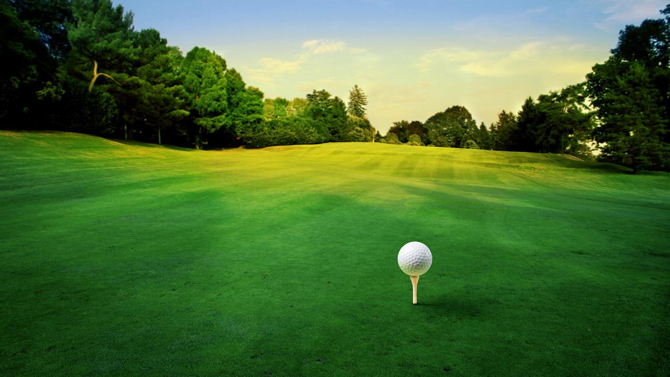grass on golf backgrounds