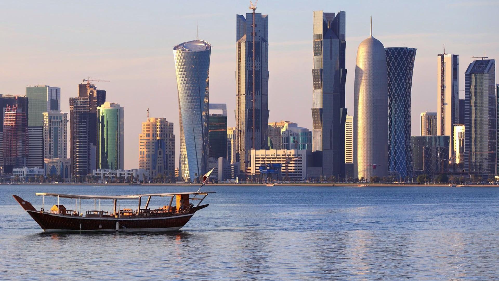 skyline top doha qatar wallpapers