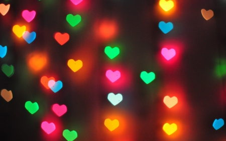high resolution heart lights wallpaper
