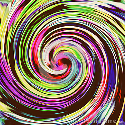 bright multi color swirls image