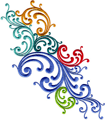 hd multi color swirls wallpaper