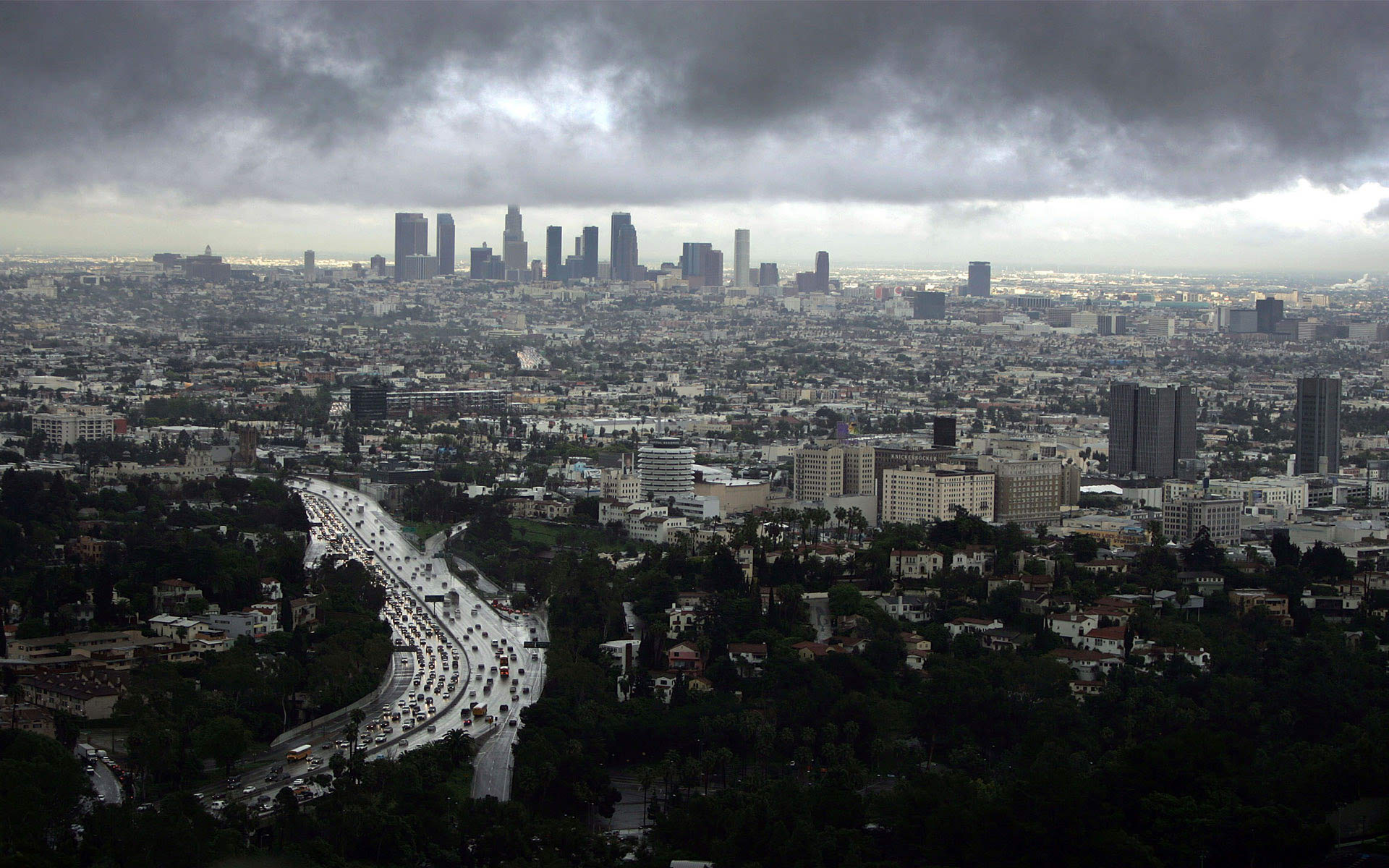 cloudy weather los angeles backgrounds