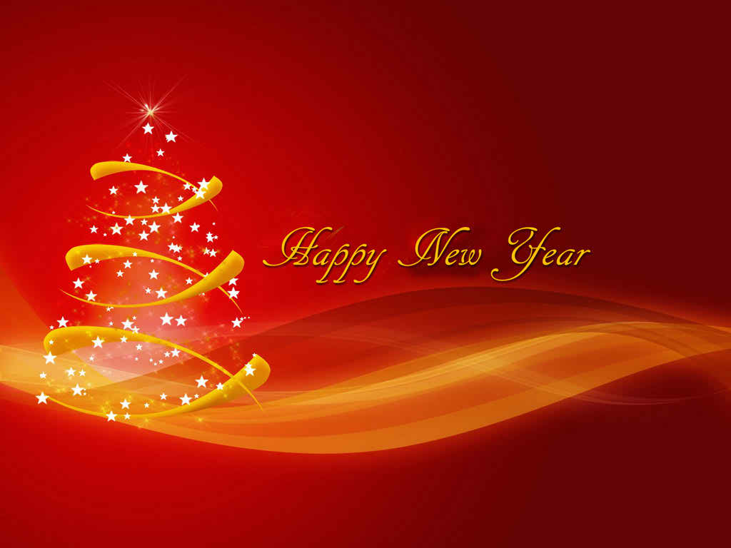 red new year wallpaper
