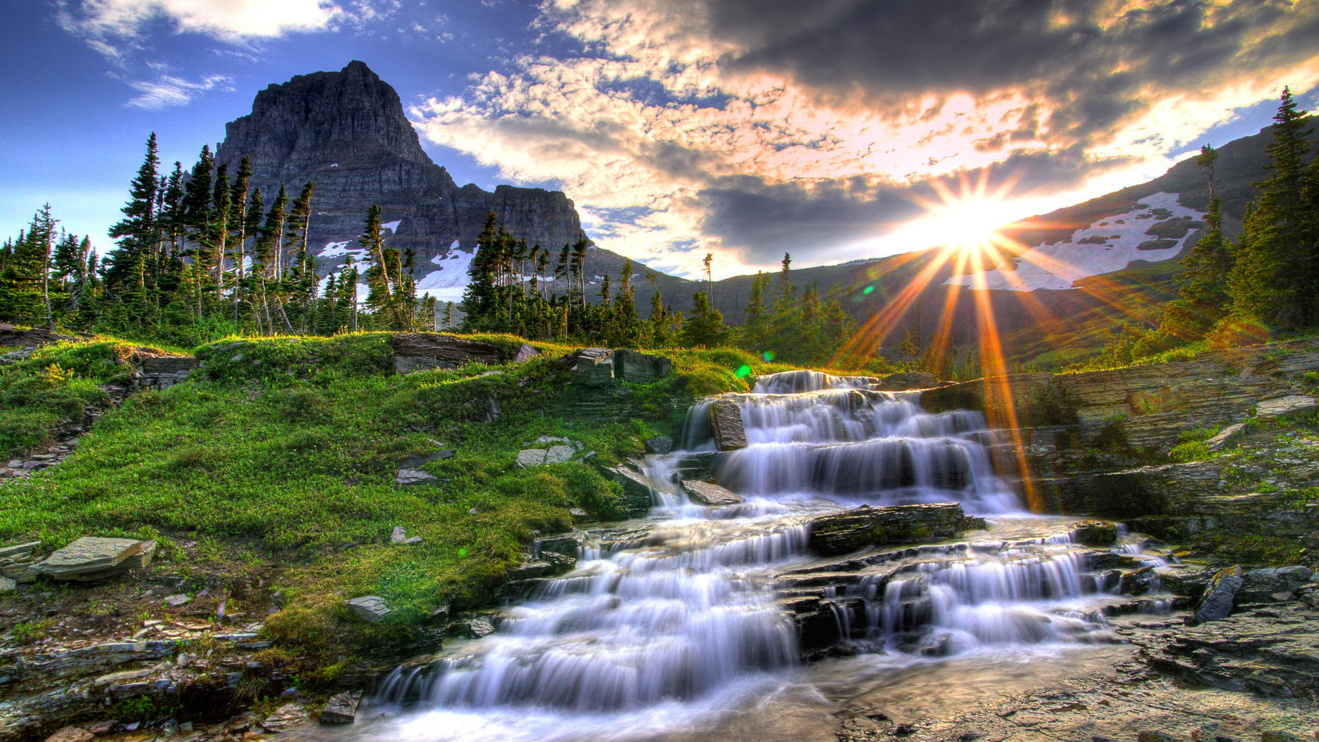 waterfall hd pc wallpaper