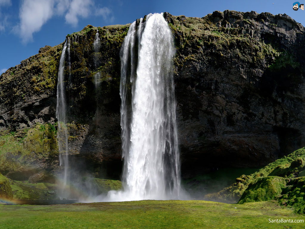 beautiful waterfall image