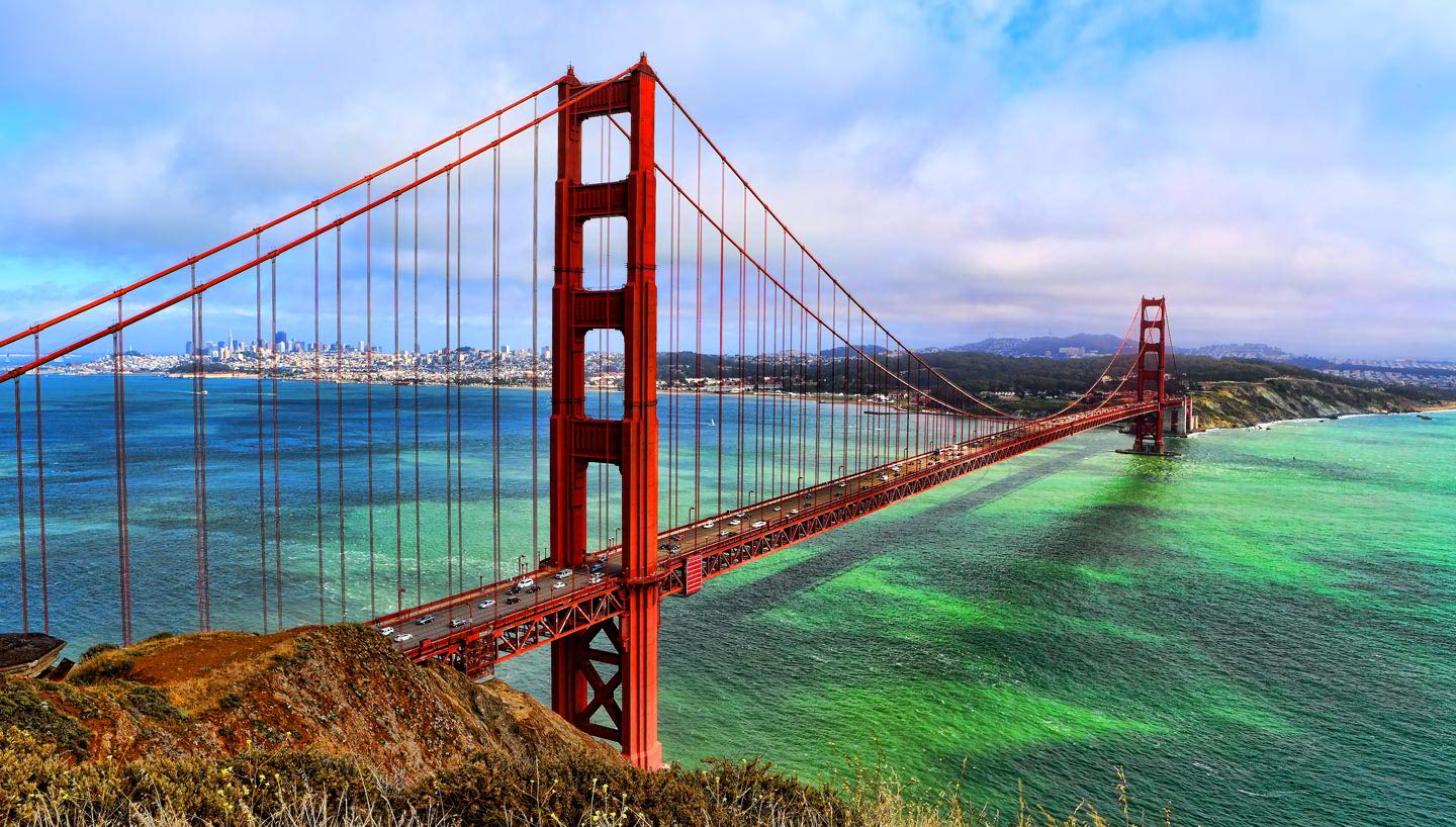 cool golden gate bridge image