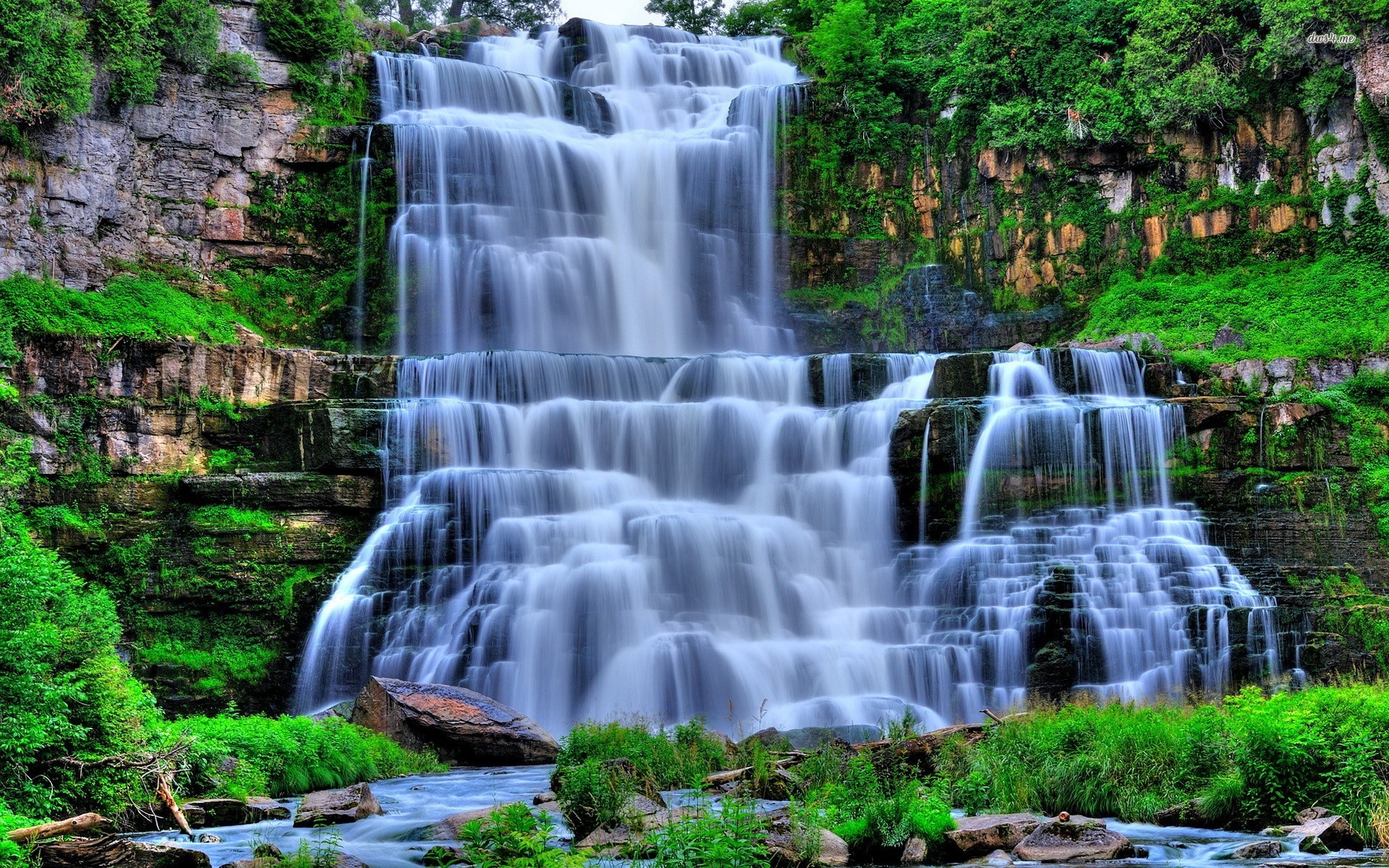 widescreen waterfall image desktop