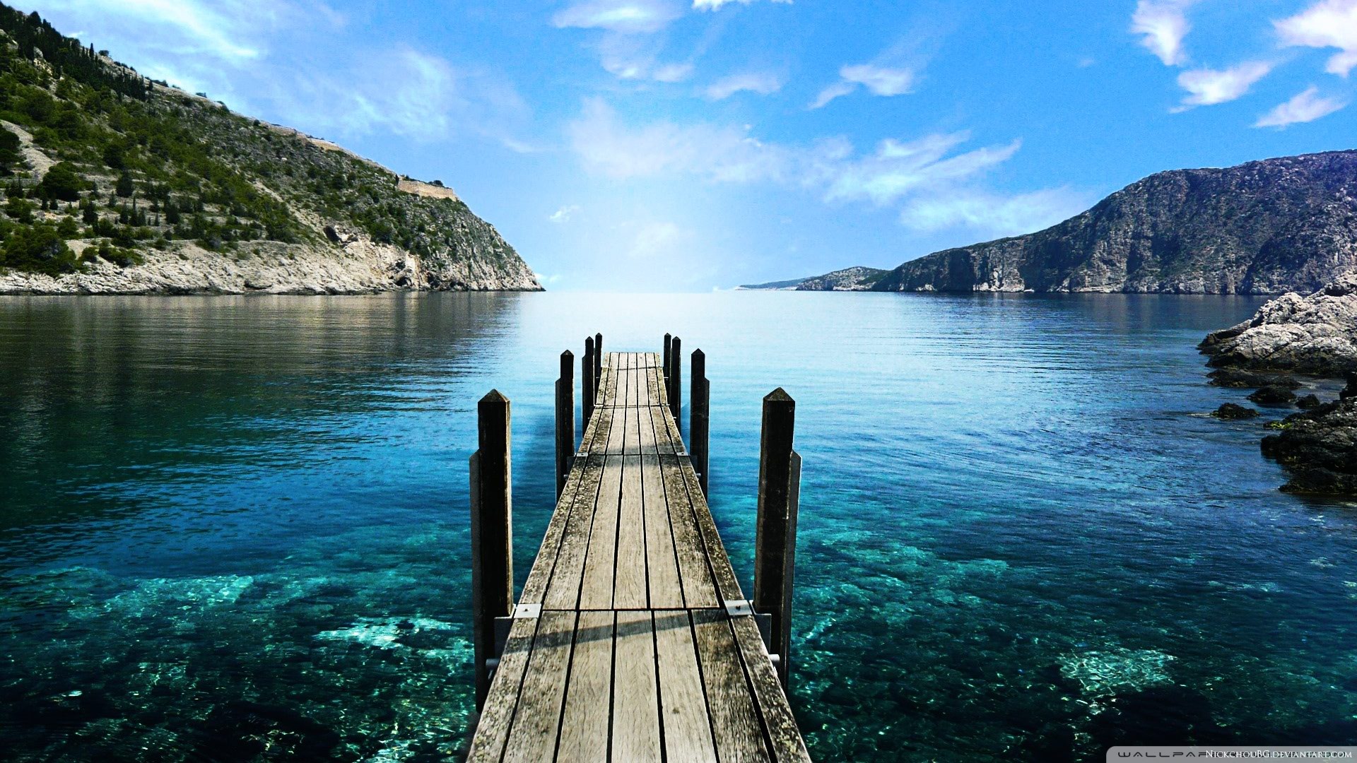 ocean landscape wallpaper
