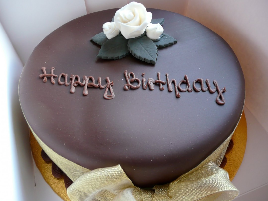 beautiful happy birthday cake