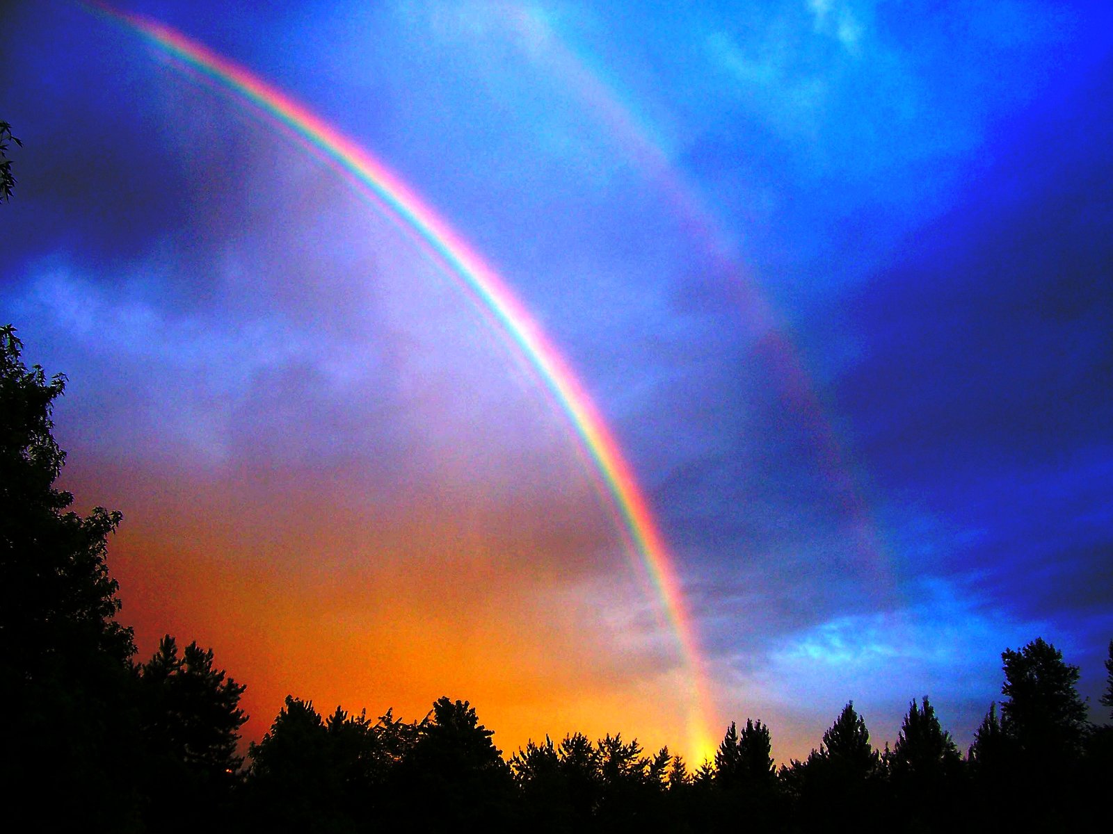 colorful sky rainbow pictures