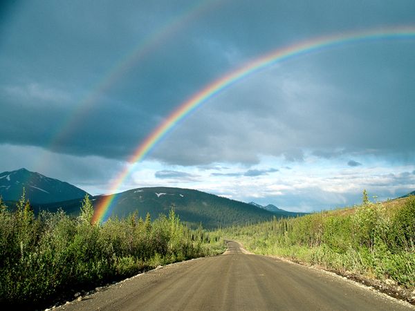 landscape rainbow pictures hd