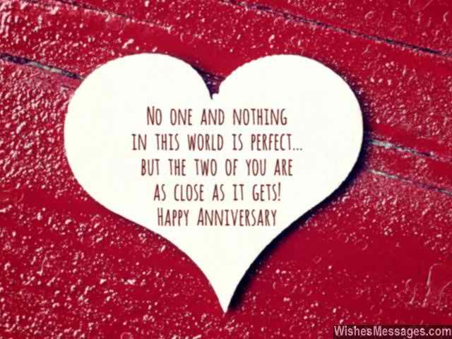nice heart happy wedding anniversary