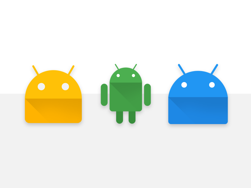 colorful icons android logo
