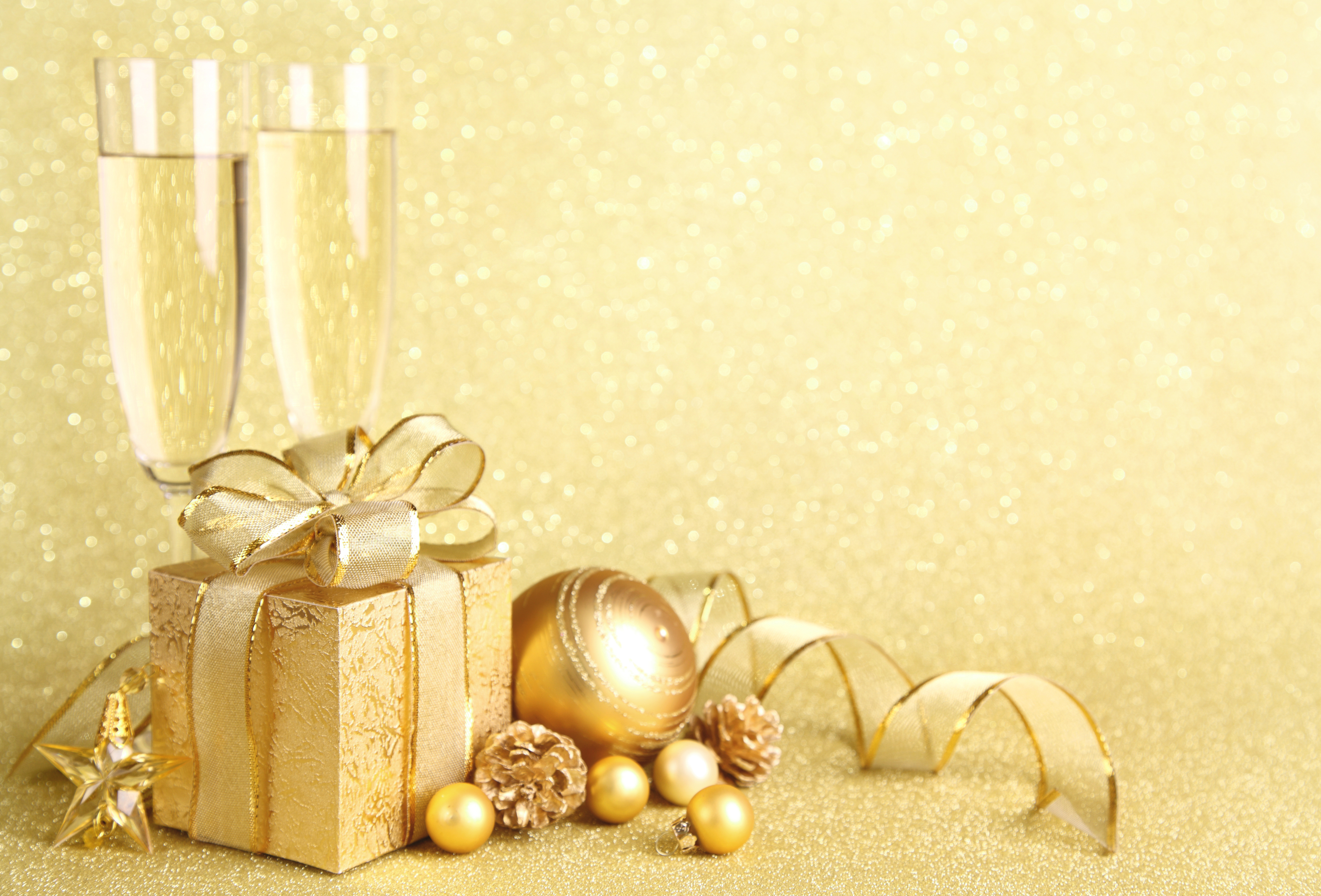 new year gold background