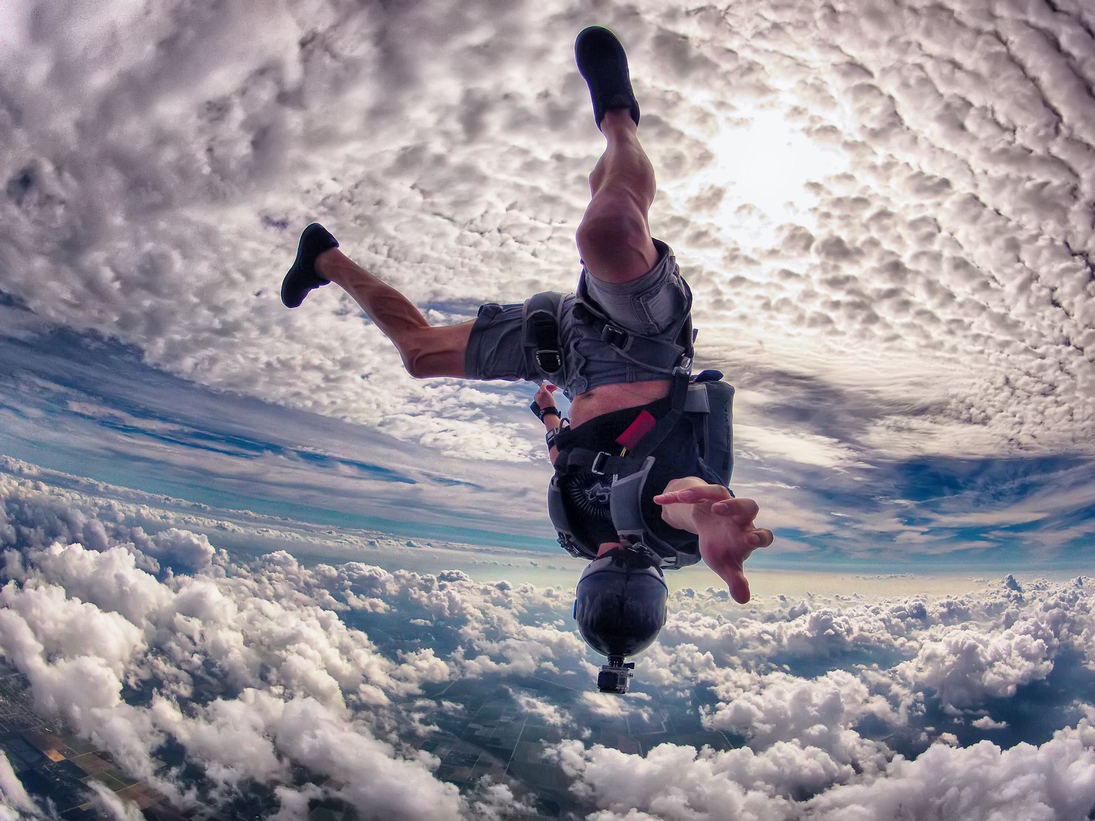 very amazing skydiving image