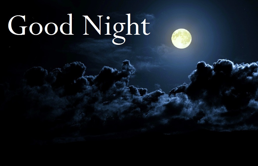 good night image moon