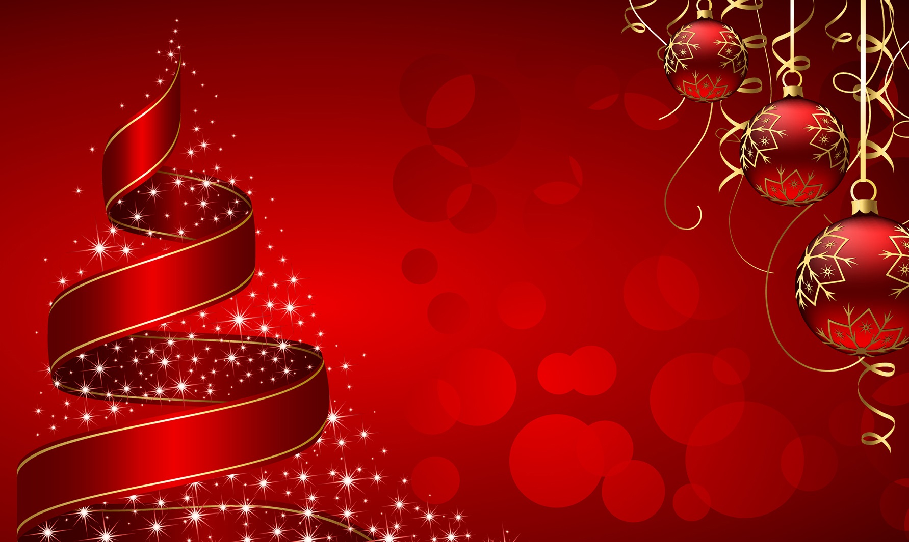 red background merry christmas