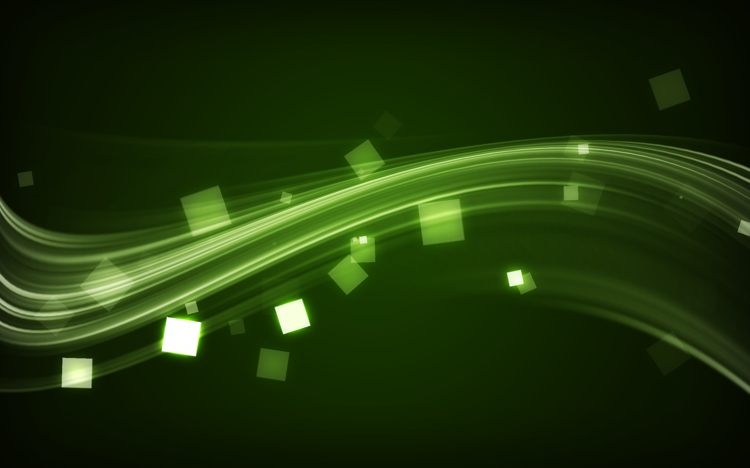 animated 3d green and black wallpaper