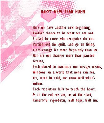 amazing happy new year poem