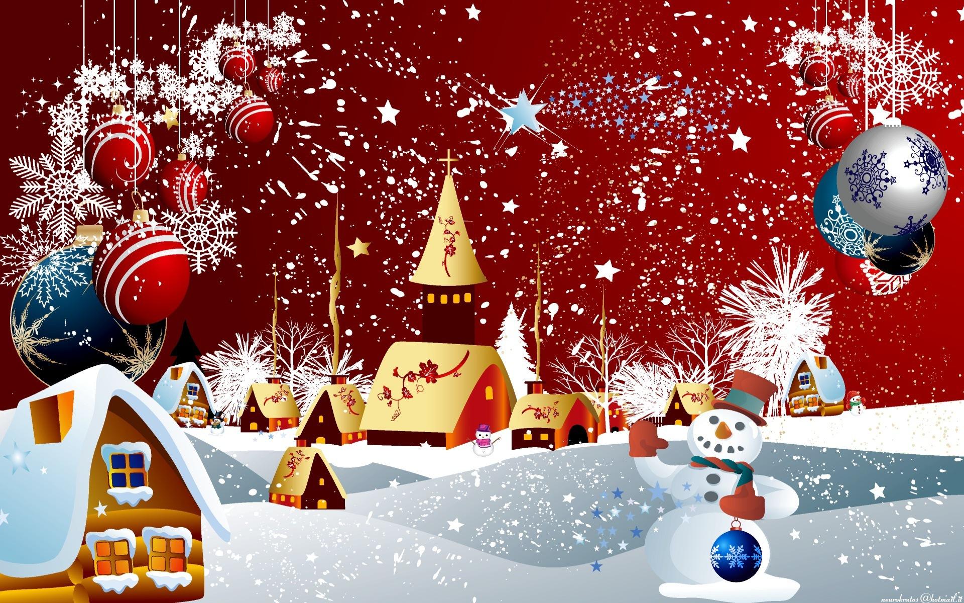 animated merry christmas background