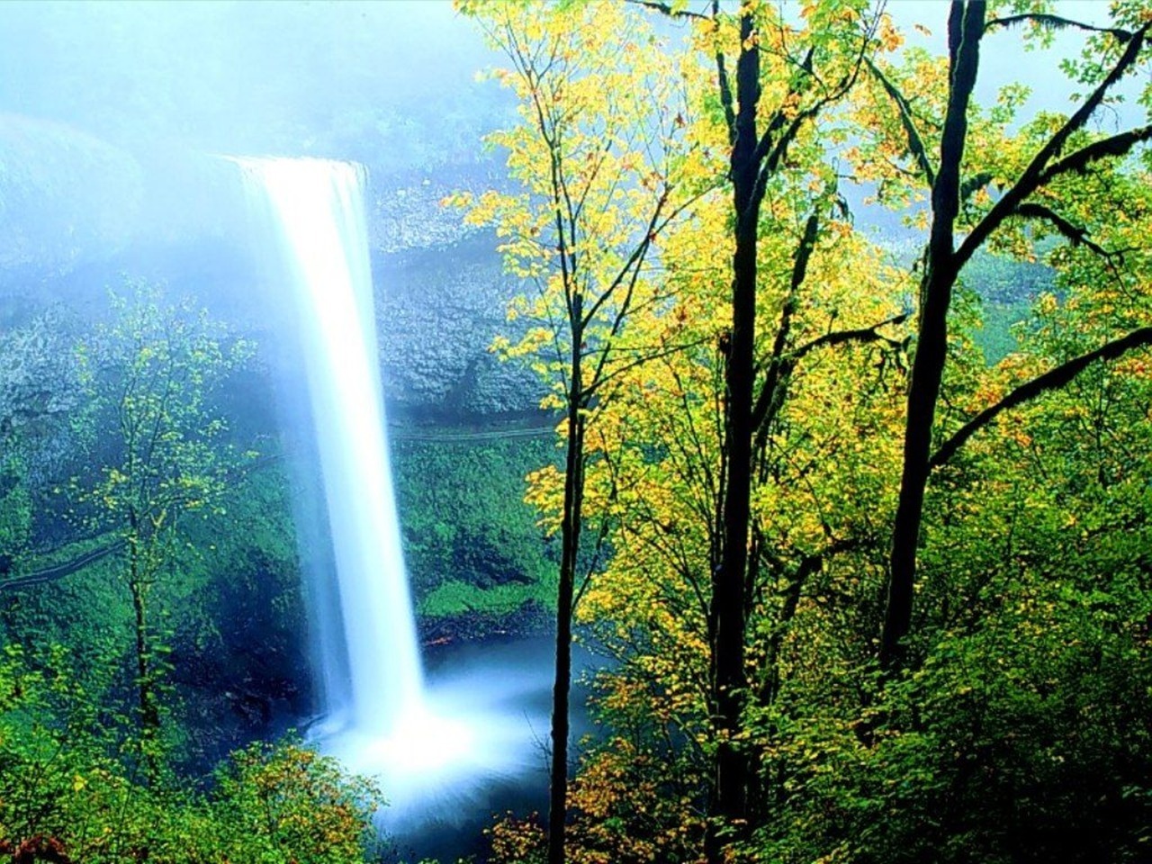 waterfall hd nature image