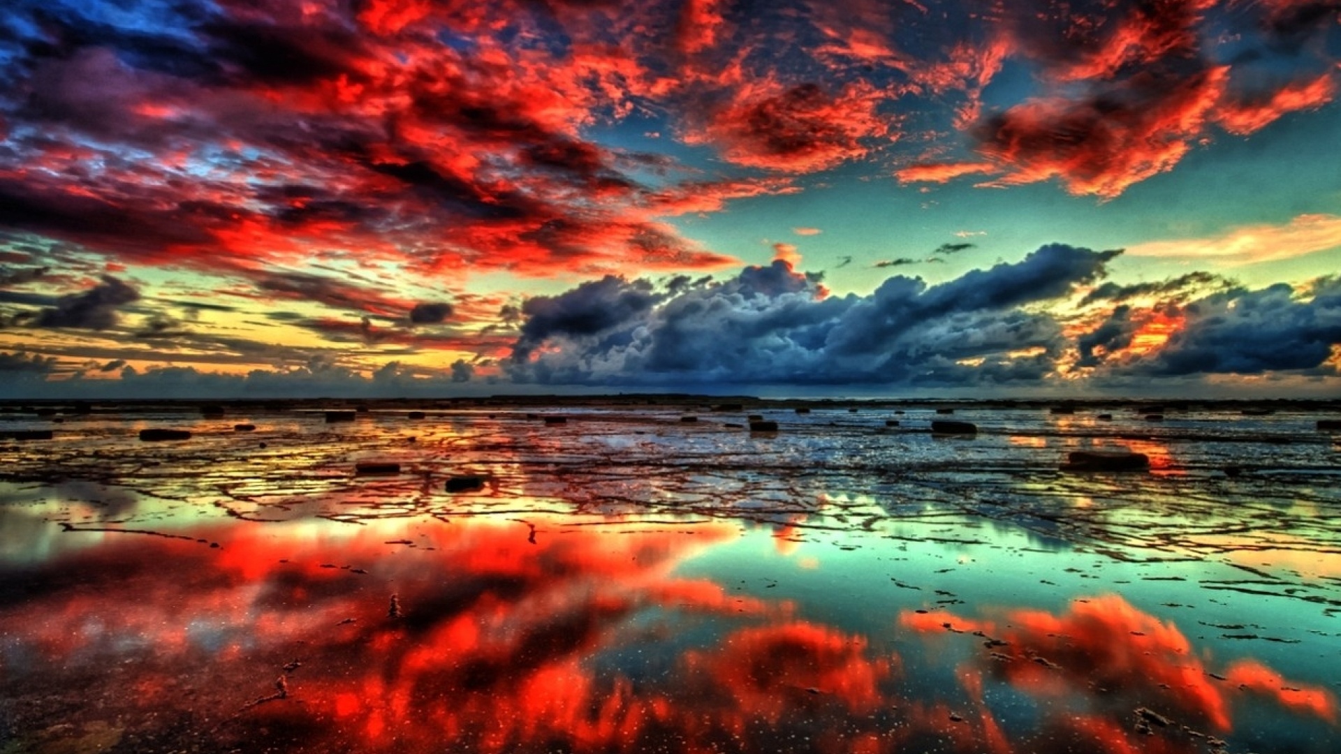 colorful clouds hd image