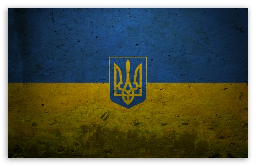 grunge ukraine presidential flag