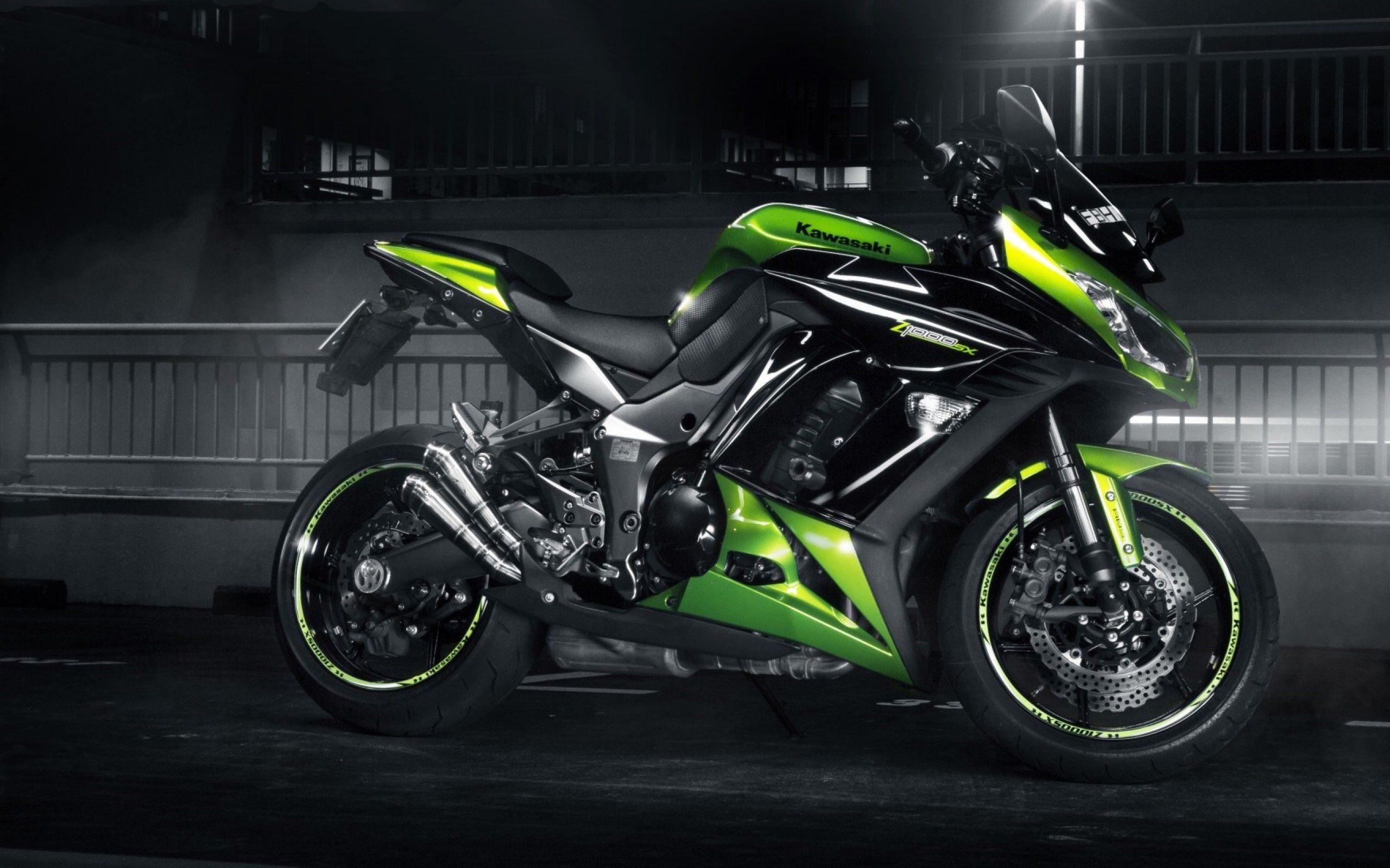 black and green kawasaki wallpapers