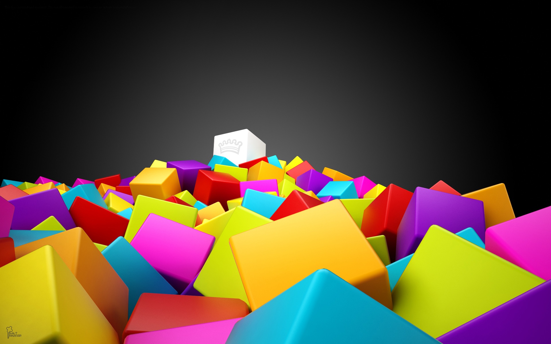 free cubes colorful image
