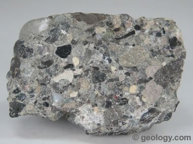 grey stone conglomerate rock