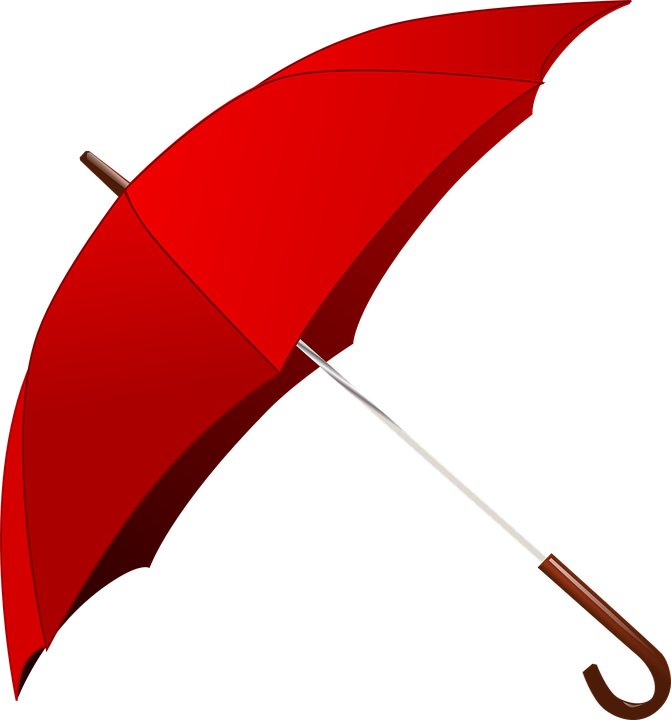 digital red umbrella image
