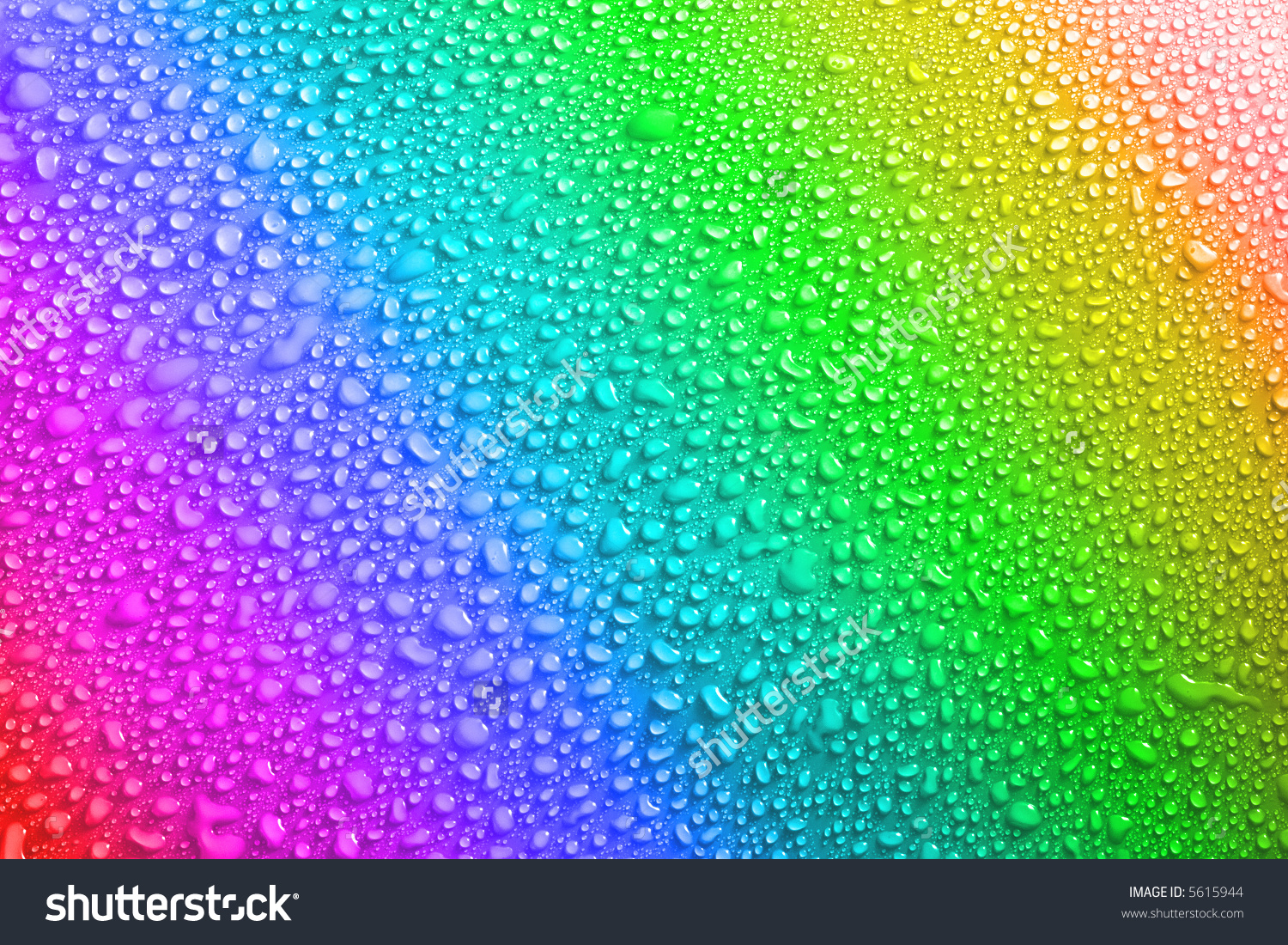 drop of water on colorful image