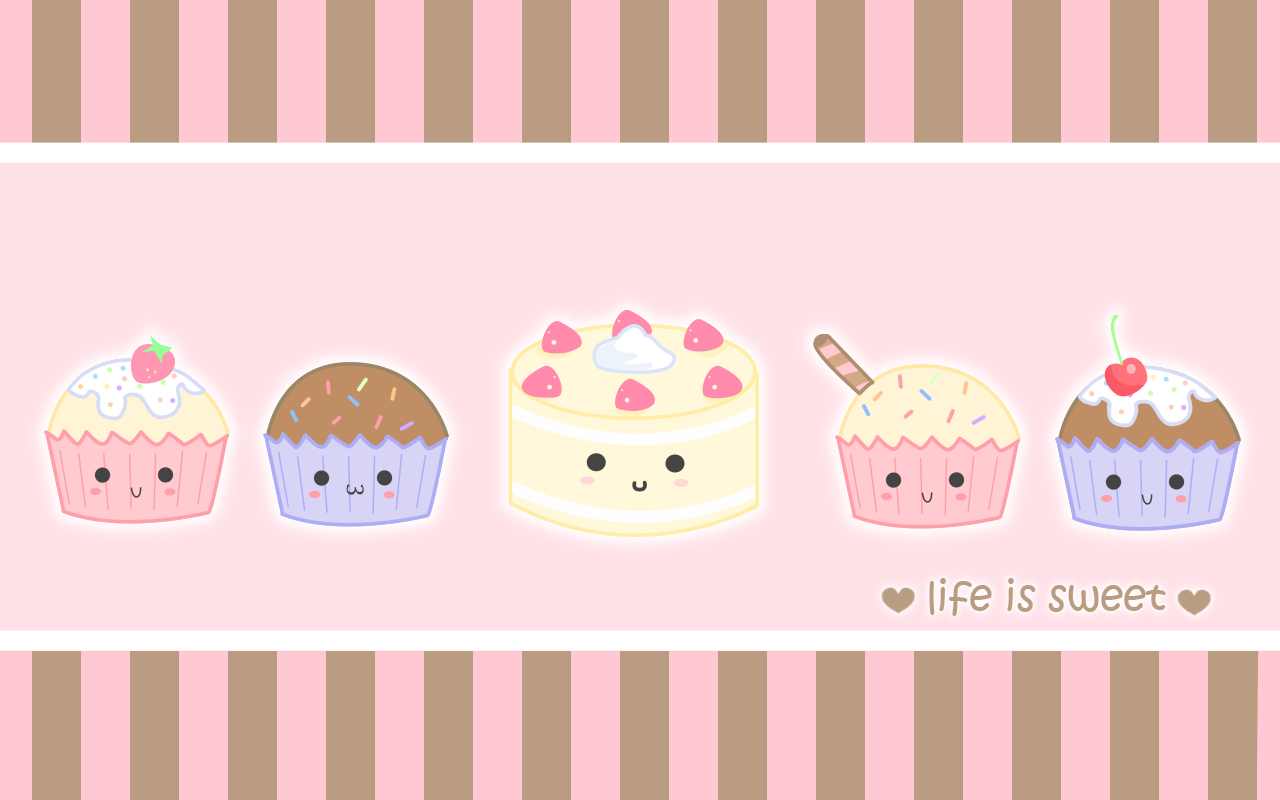cute cartoon cupcake image