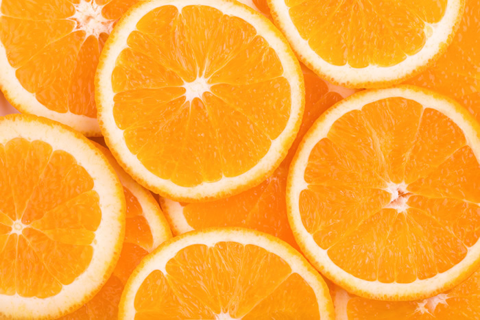 high resolution orange slice