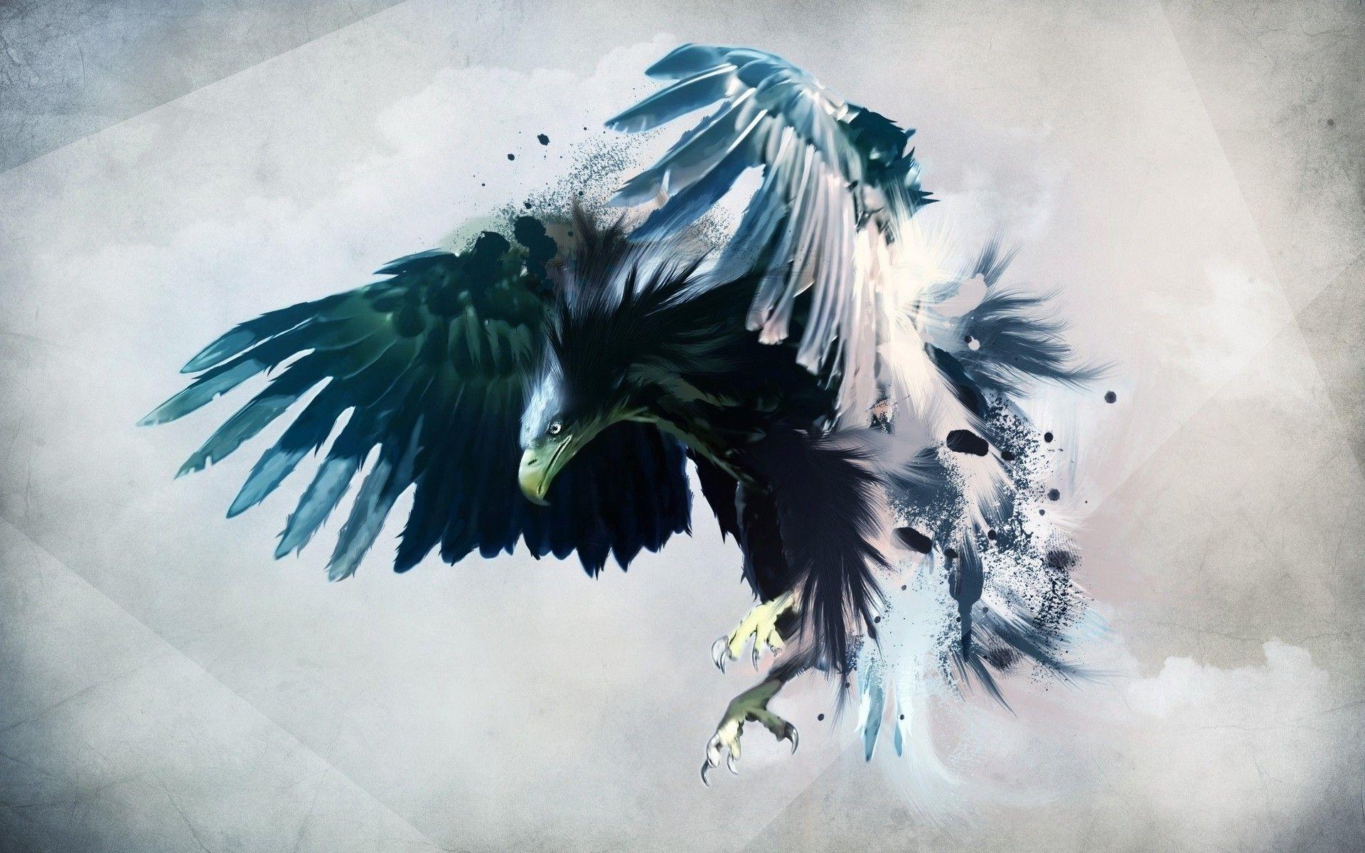 wonderful eagle flying image