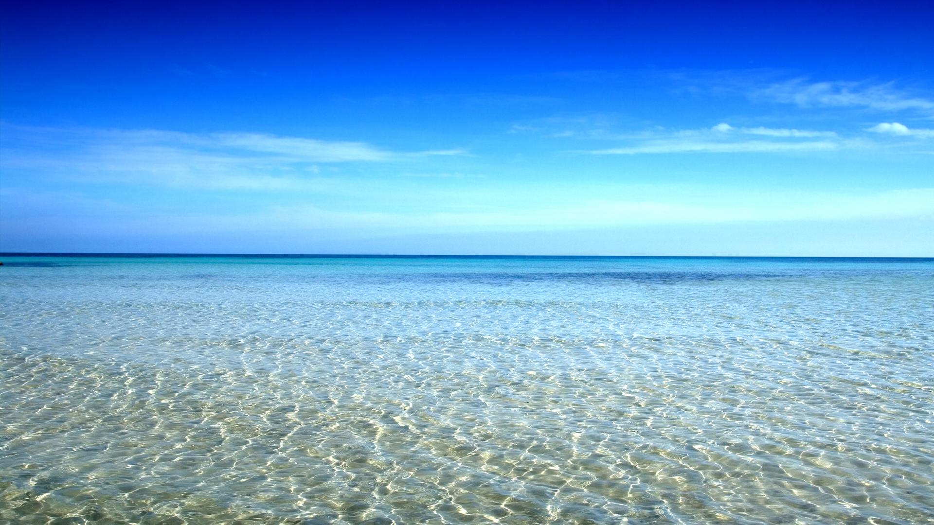 blue beach natural image