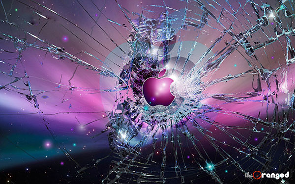 iphone purple apple image